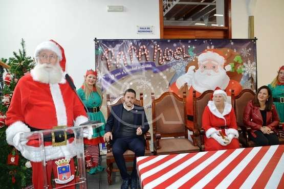 Presentación de la visita de Papá Noel a Telde (Foto TA)